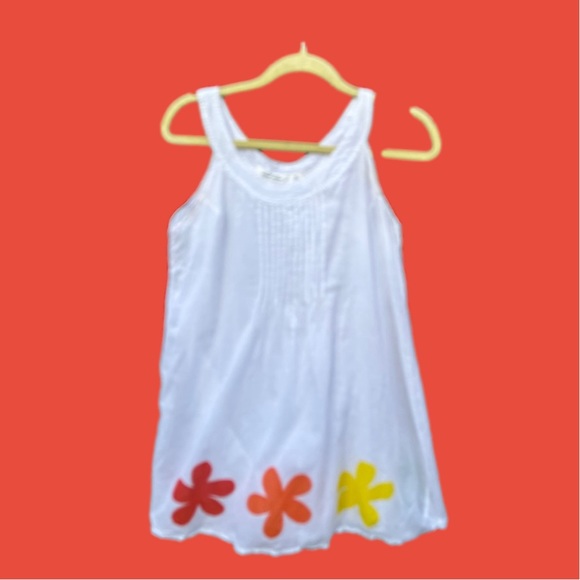 Sz L -Derek heart rainbow daisy dress 🌈❤️🧡💛💚🩵💙💜 - Picture 3 of 4